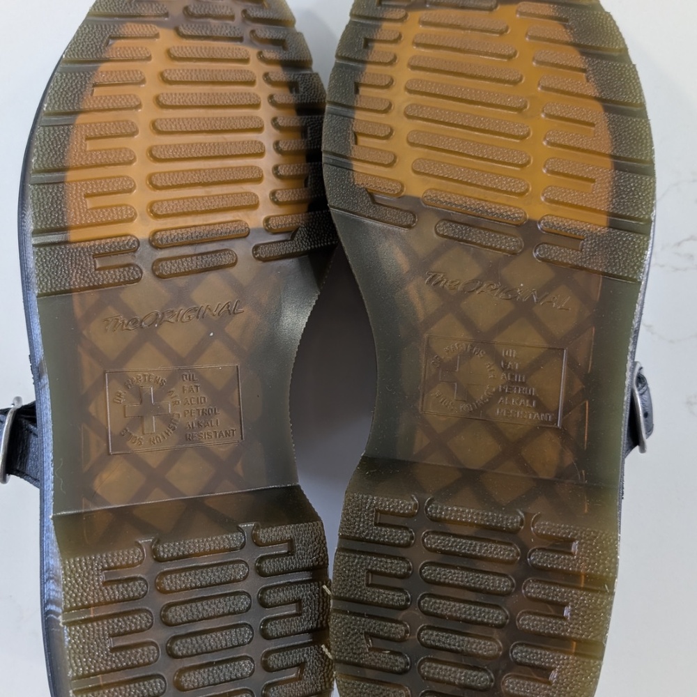 Dr. Martens Elphie Virginia Leather Mary Jane Shoes Women’s US 10 EU 42 Black - Picture 5 of 14